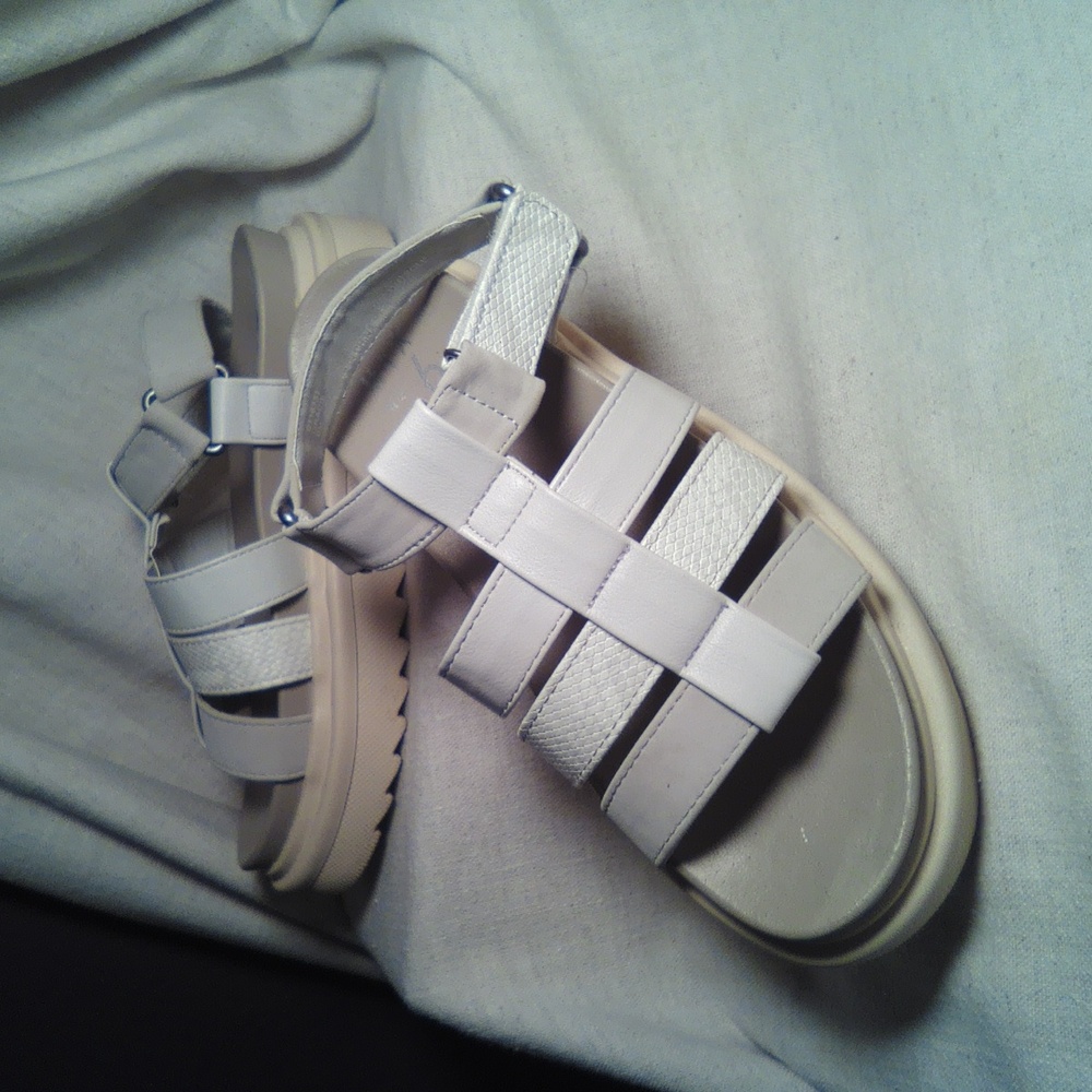 Beige Strappy Sandals
